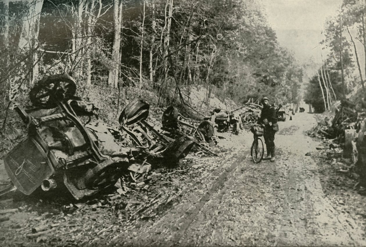 Effekten af British Shell Fire, 1919. af Unbekannt