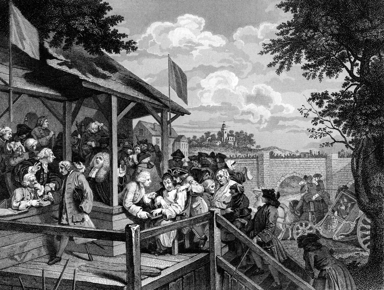 Valget: Afstemningen, 1700-1900-tallet af Unbekannt