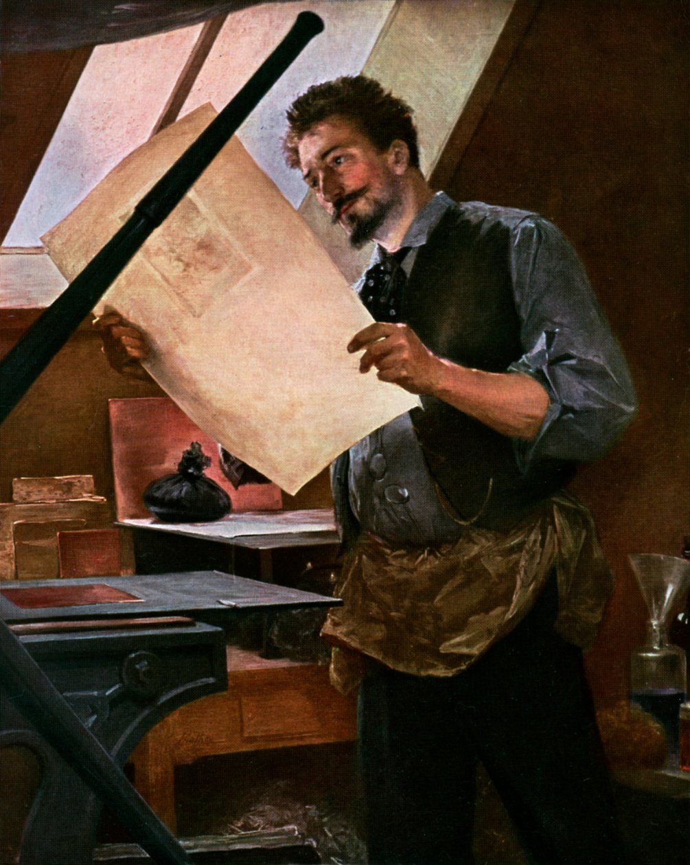 Gravøren, 1911-1912 af Unbekannt