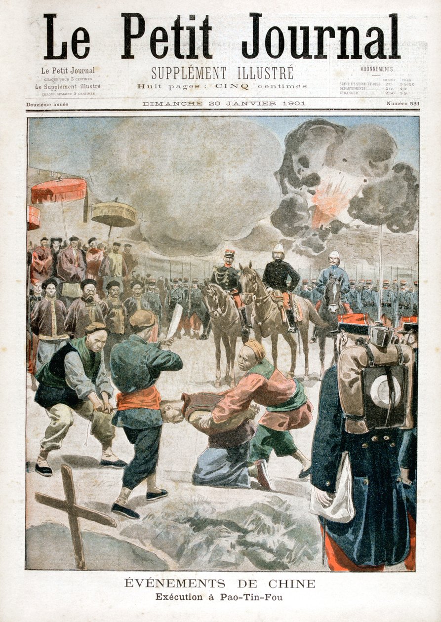 Henrettelse af Pao-Tin-Fou, 1901 af Unbekannt
