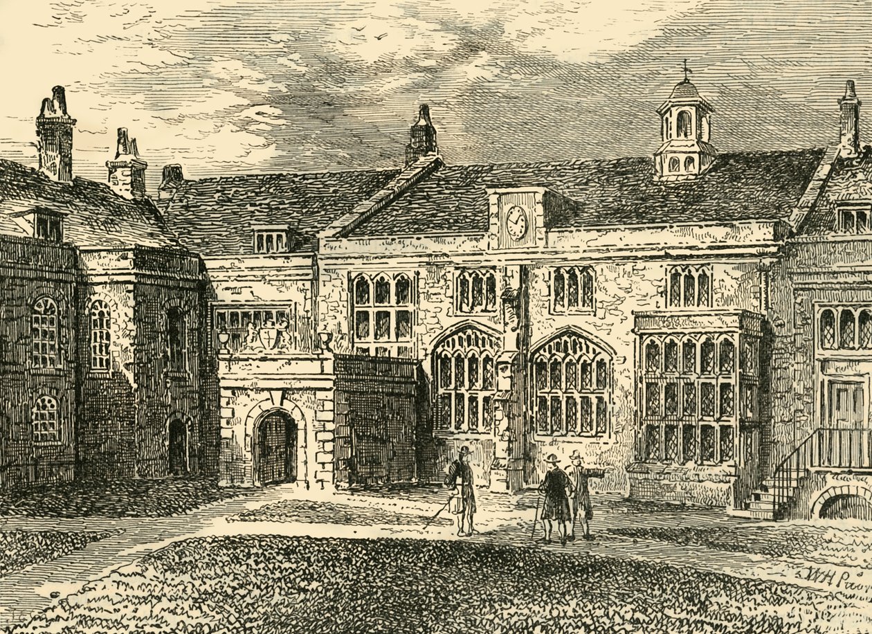 Det ydre af hallen, Charterhouse, c1872. af Unbekannt