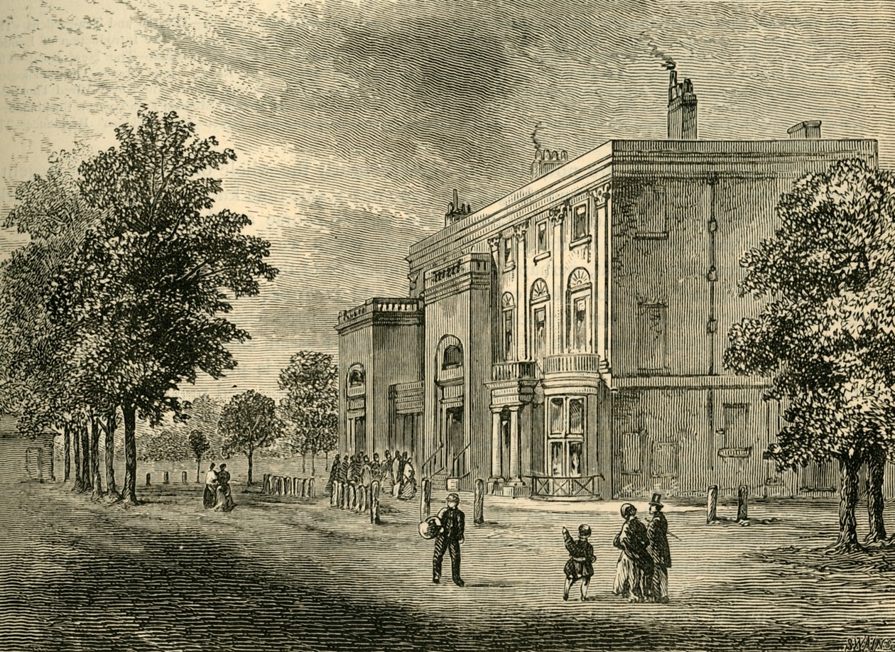 The Eyre Arms i 1820, c1876. af Unbekannt