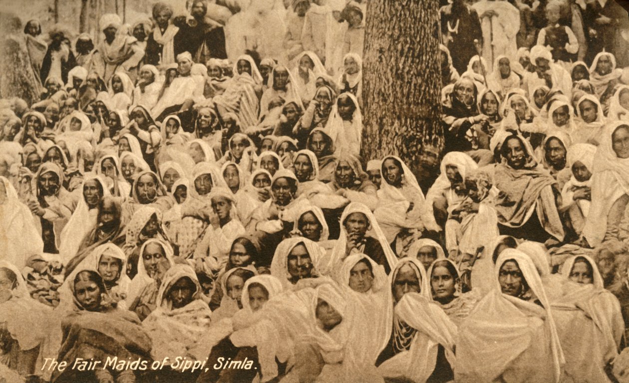 The Fair Maids of Sippi, Simla, c1918-c1939. af Unbekannt
