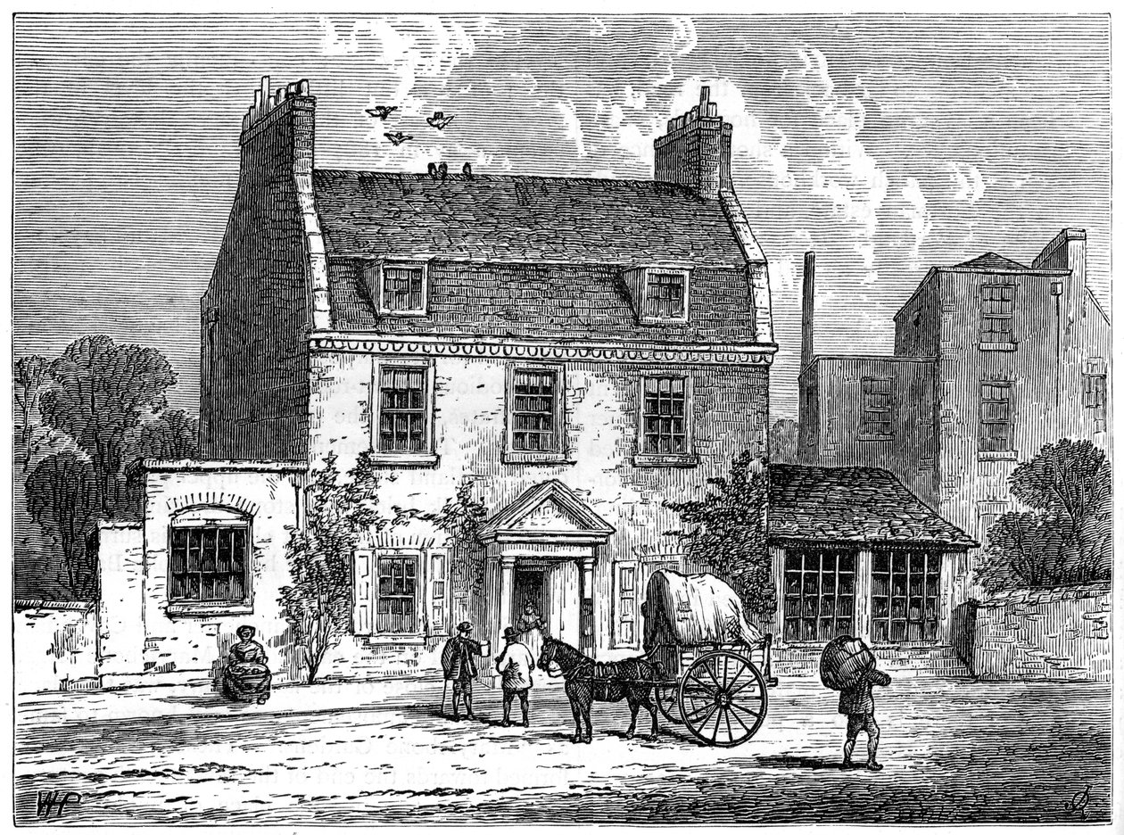 The Farthing Pie House, London, 1820 1891 af Unbekannt