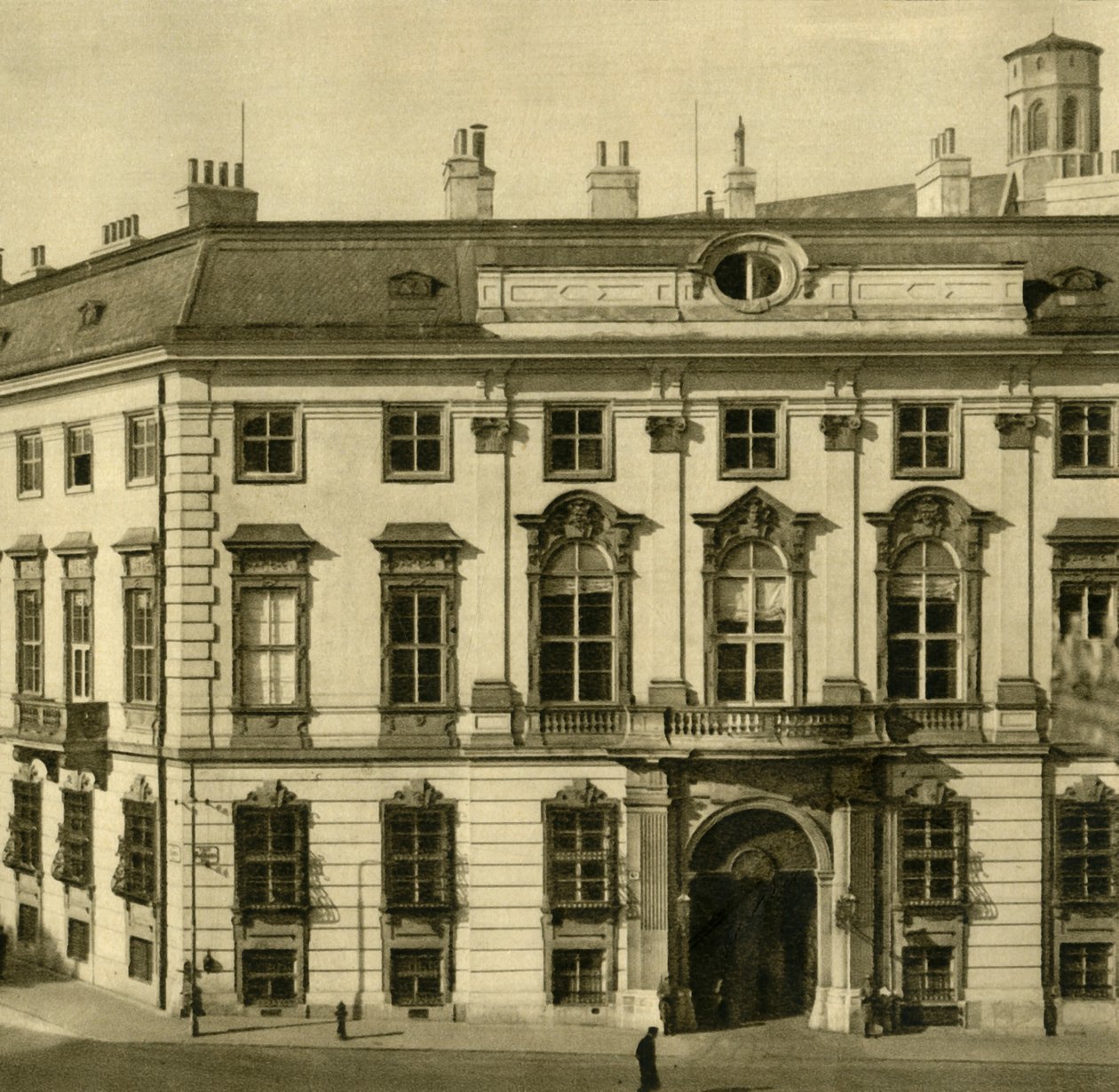 Forbundskancelliet, Ballhausplatz, Wien, Østrig, c1935. af Unbekannt