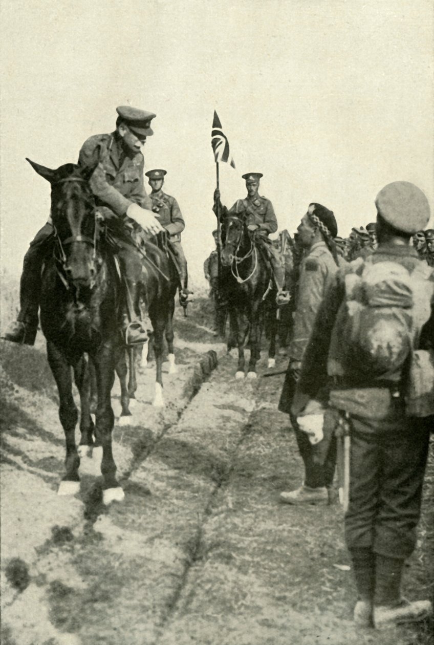 Feltmarskalen takker sine tropper, 1919. af Unbekannt
