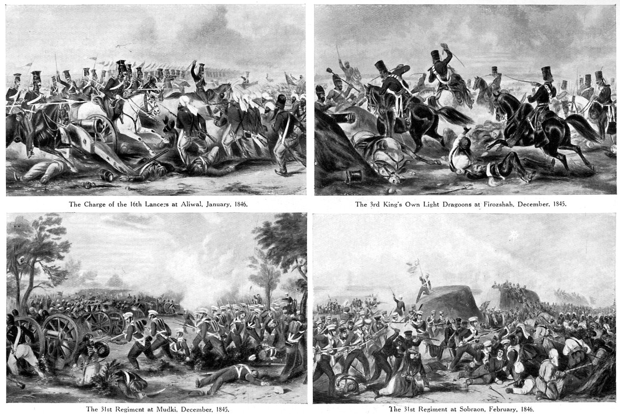 Den første sikh-krig, Indien, 1840