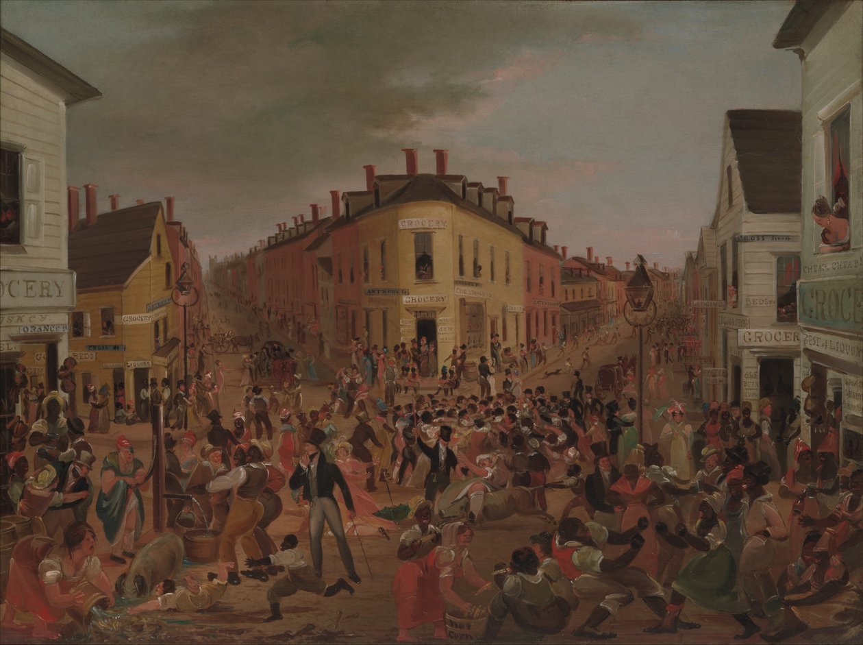De fem punkter, ca. 1827. af Unbekannt