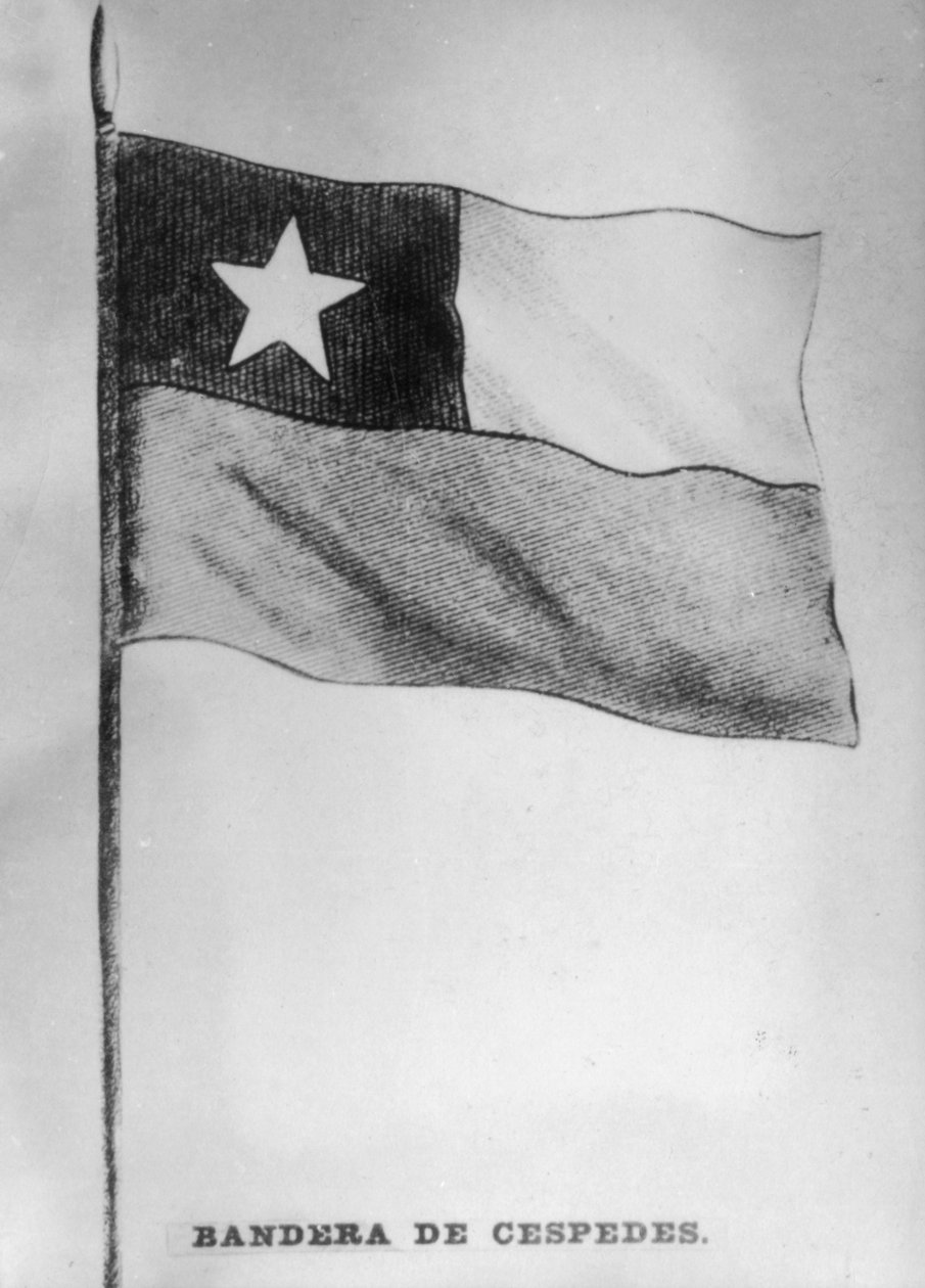 Cespedes flag, 1868, 1920