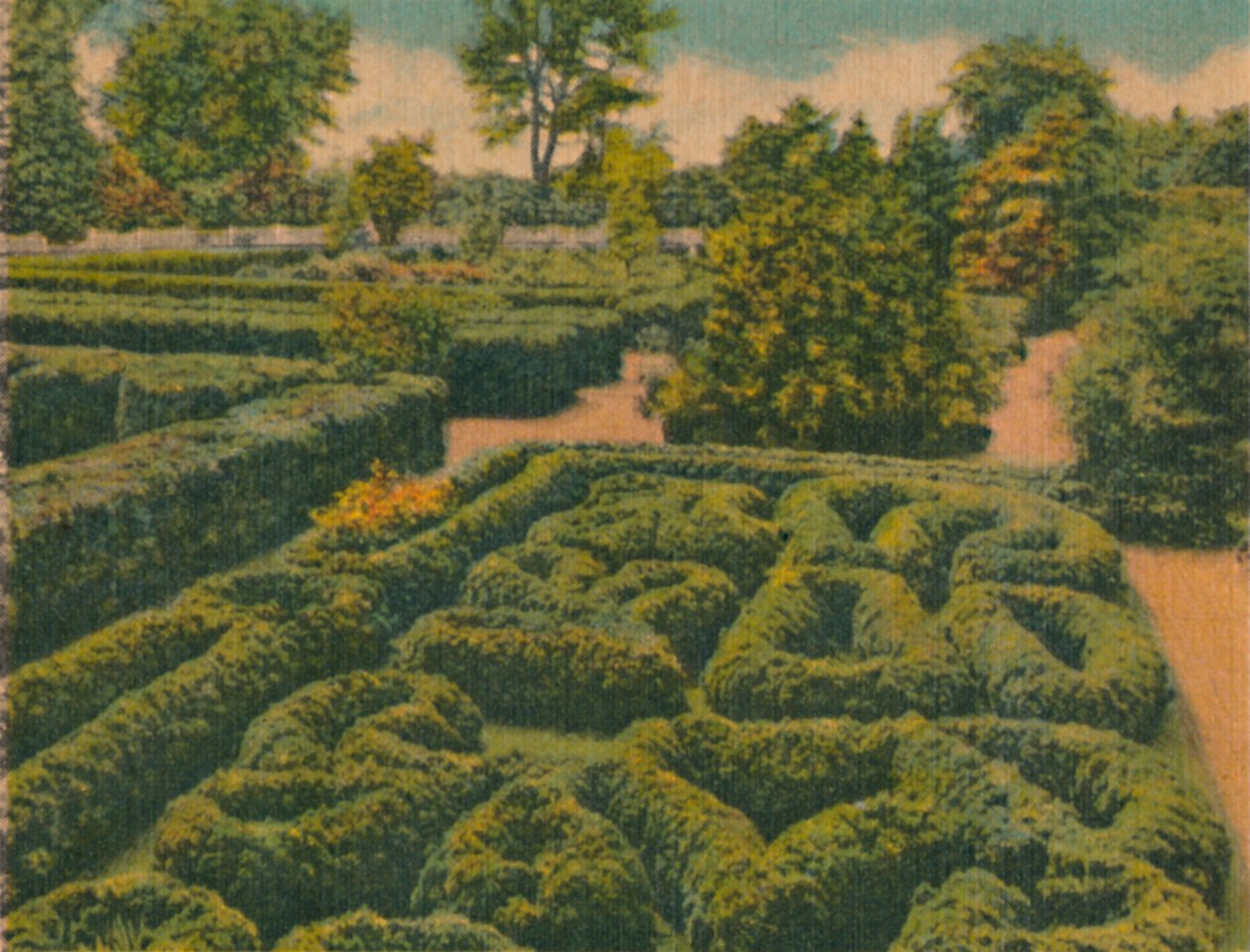 Blomsterhaven, generel udsigt, 1946 af Unbekannt