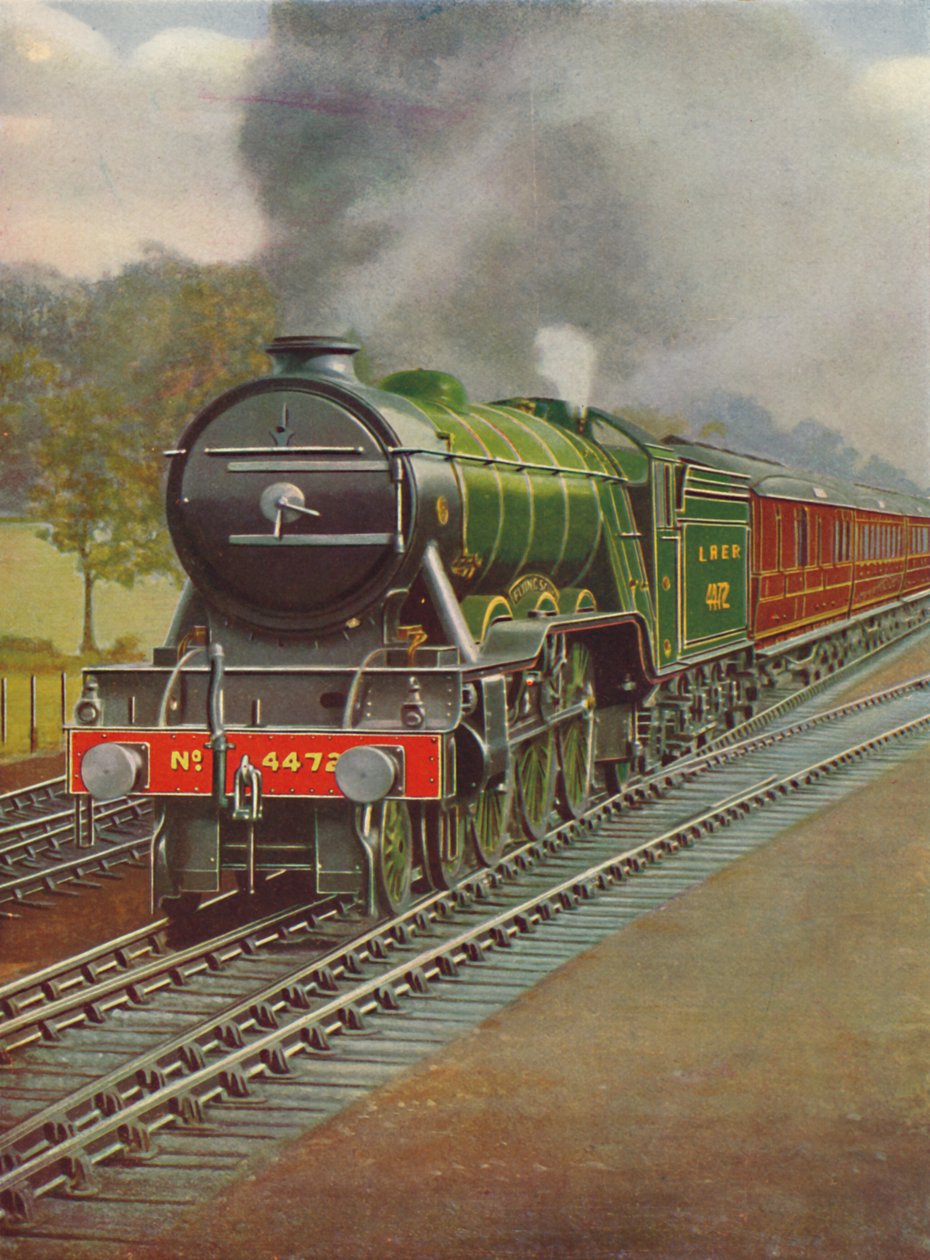 The Flying Scotsman Passing Hadley Wood, L.N.E.R., 1926 af Unbekannt