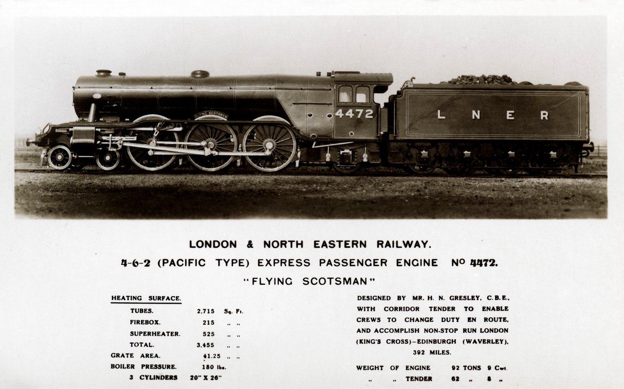 The Flying Scotsman damplokomotiv, 20. århundrede af Unbekannt