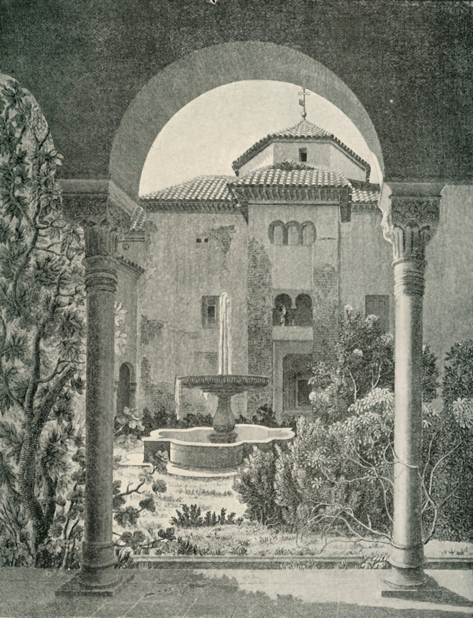 The Garden of Lindaraja., 19. århundrede, 1907. af Unbekannt