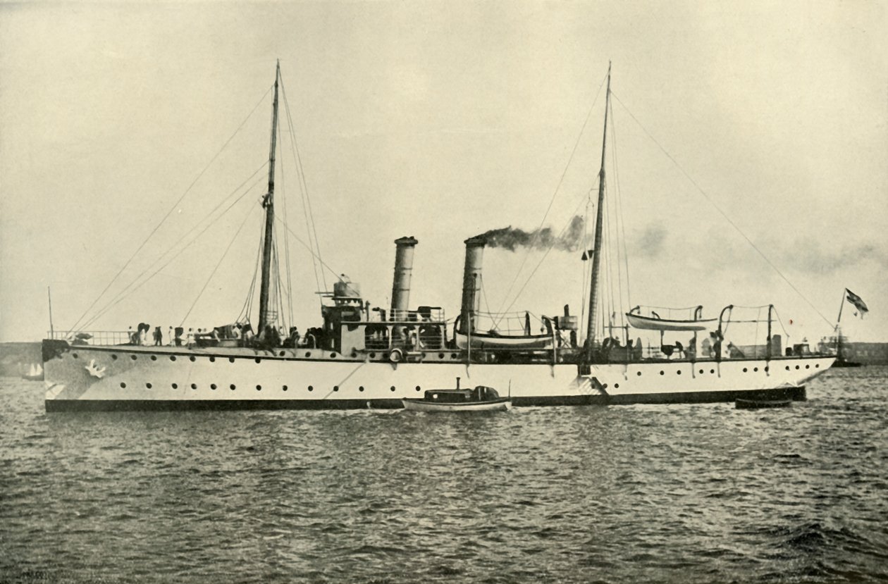 Den tyske kanonbådspanter, 1919. af Unbekannt