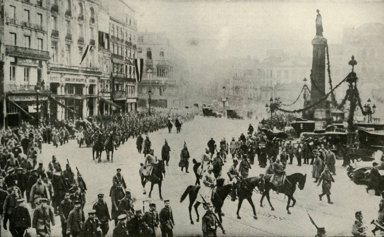Den tyske besættelse af Lille, 1914, 1919. af Unbekannt