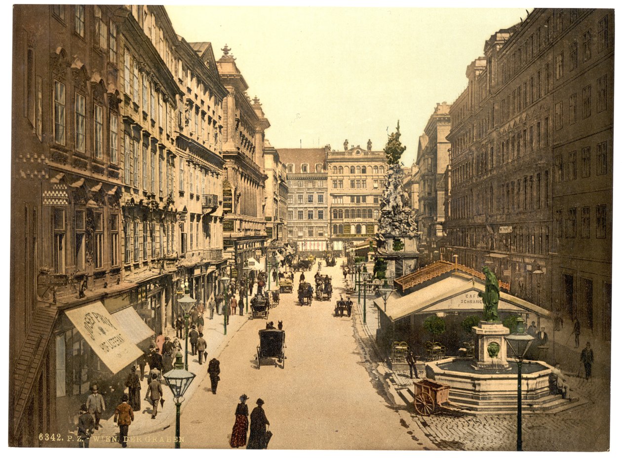 The Graben, Wien af Unbekannt
