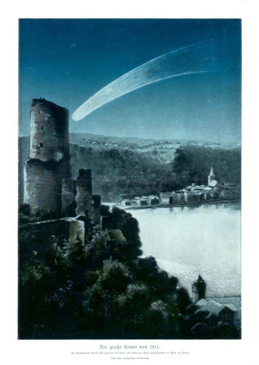 Den store komet fra 1811, 1900 af Unbekannt