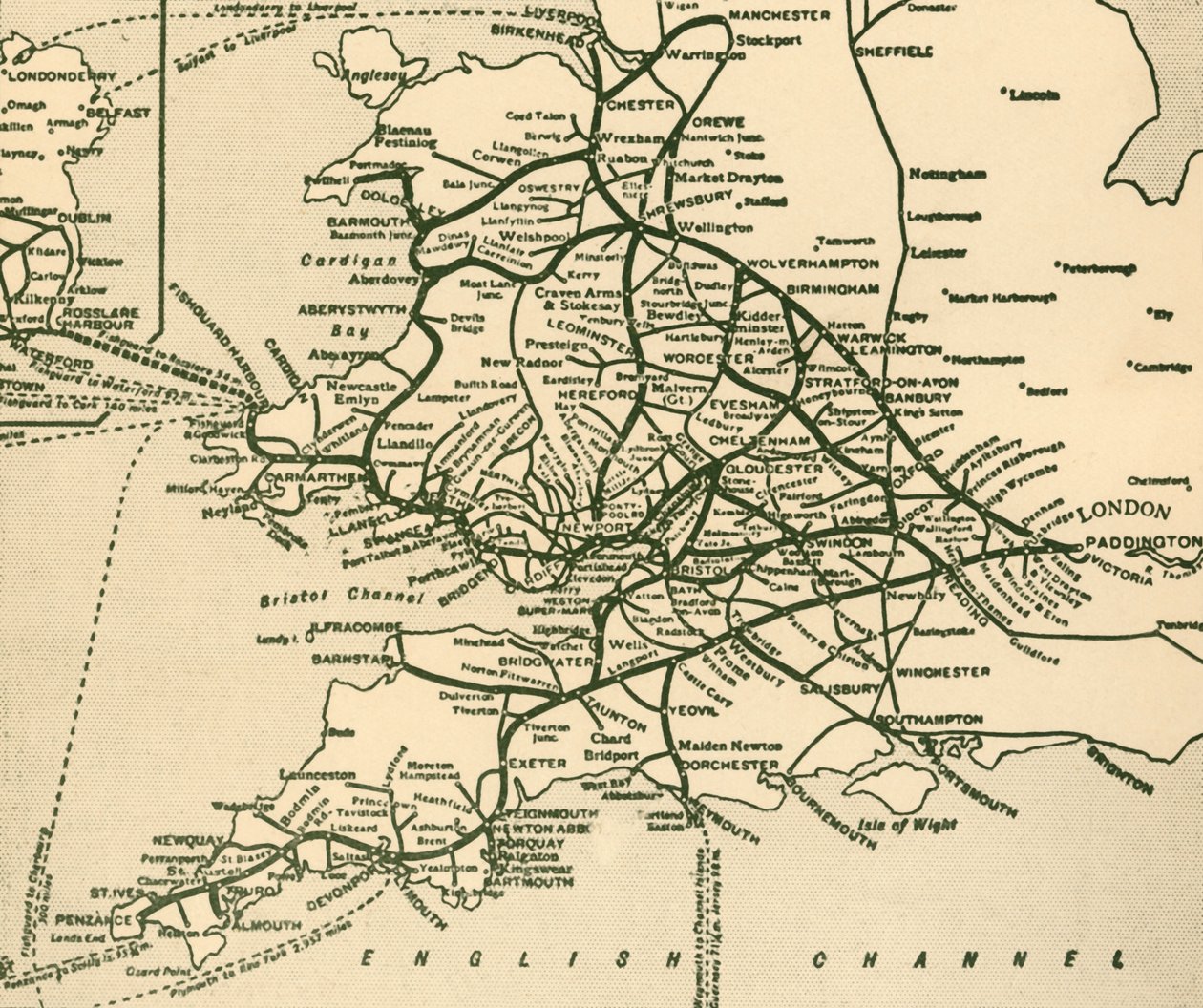The Great Western Railway, 1930. af Unbekannt