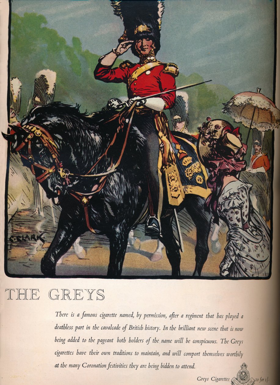 The Greys - Greys Cigarettes, 1937 af Unbekannt