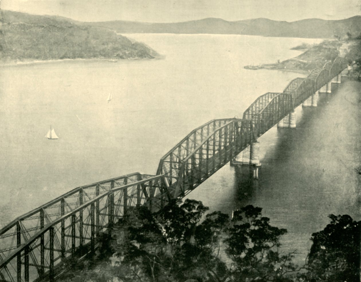 Hawkesbury Bridge, New South Wales, 1901. af Unbekannt