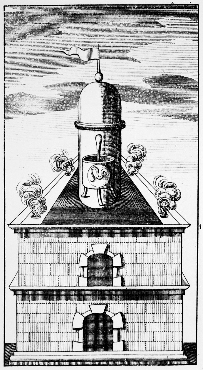 Det hermetiske kar, c1760 af Unbekannt
