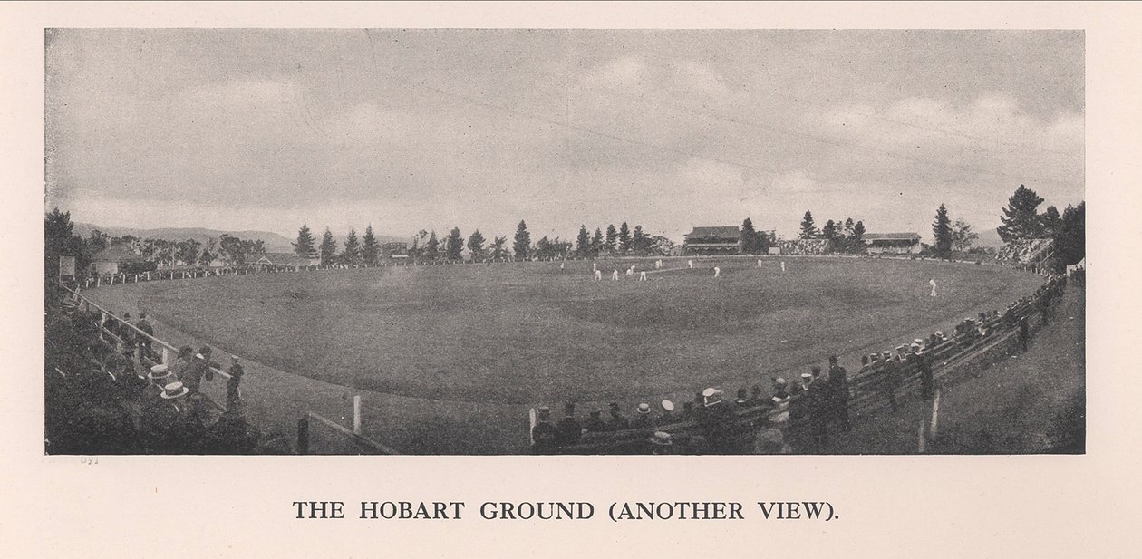 Hobart Cricket Ground, Tasmanien, Australien, 1912 af Unbekannt