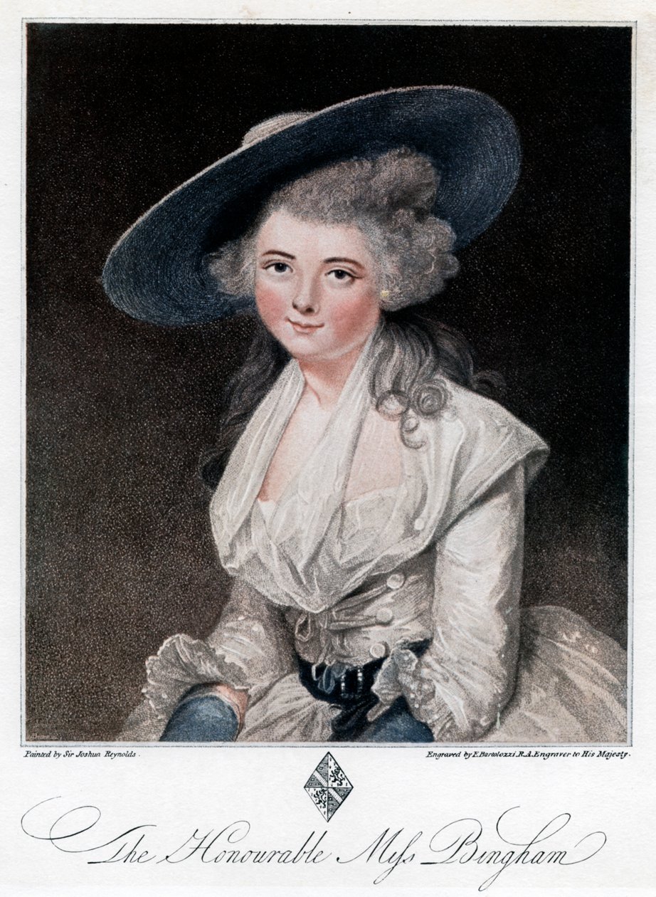 The Honorable Miss Bingham, 1700-tallet 1901 af Unbekannt