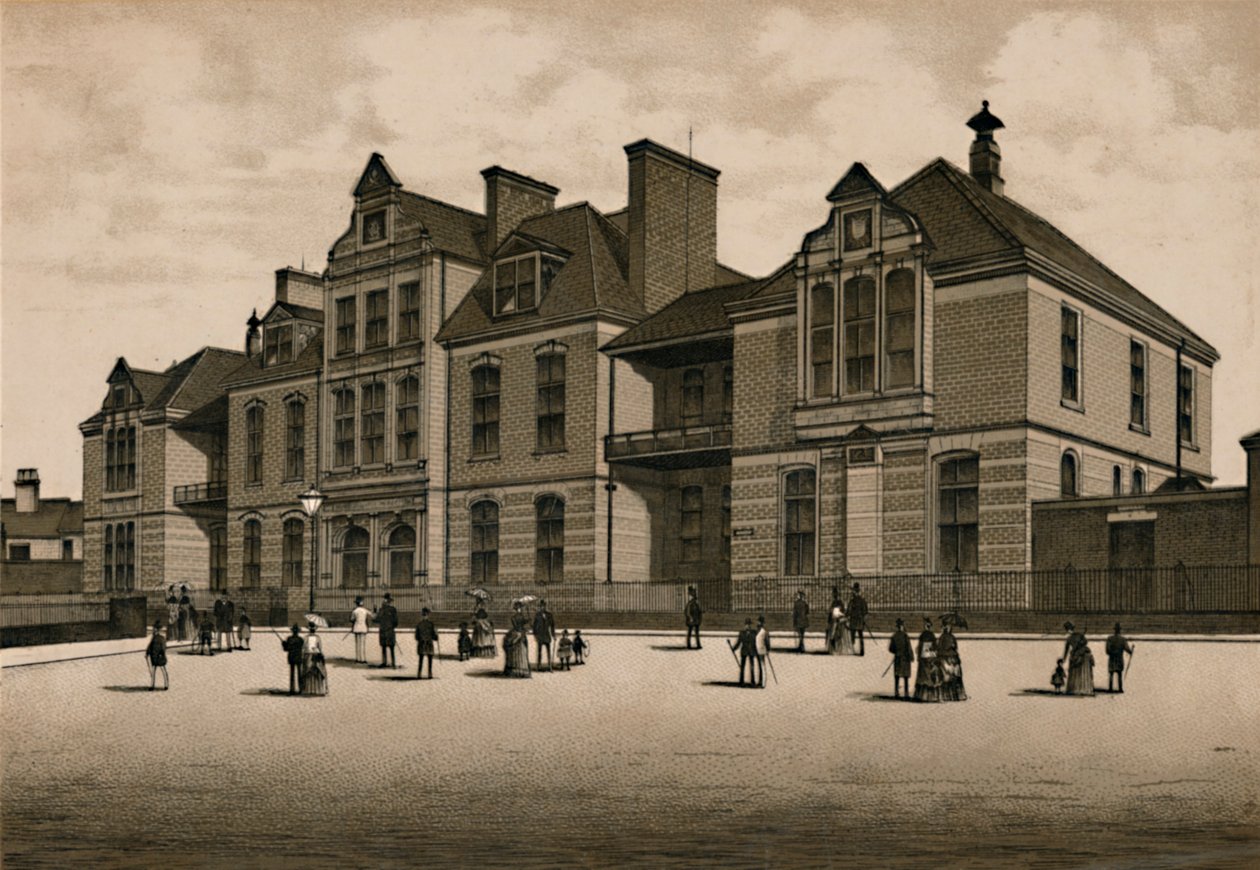 Hospitalet, c1880. af Unbekannt