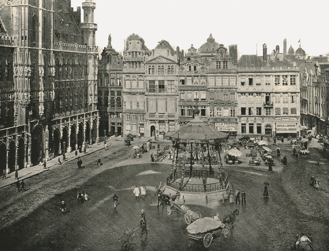 Hotel de Ville, Bruxelles, Belgien, 1895. af Unbekannt