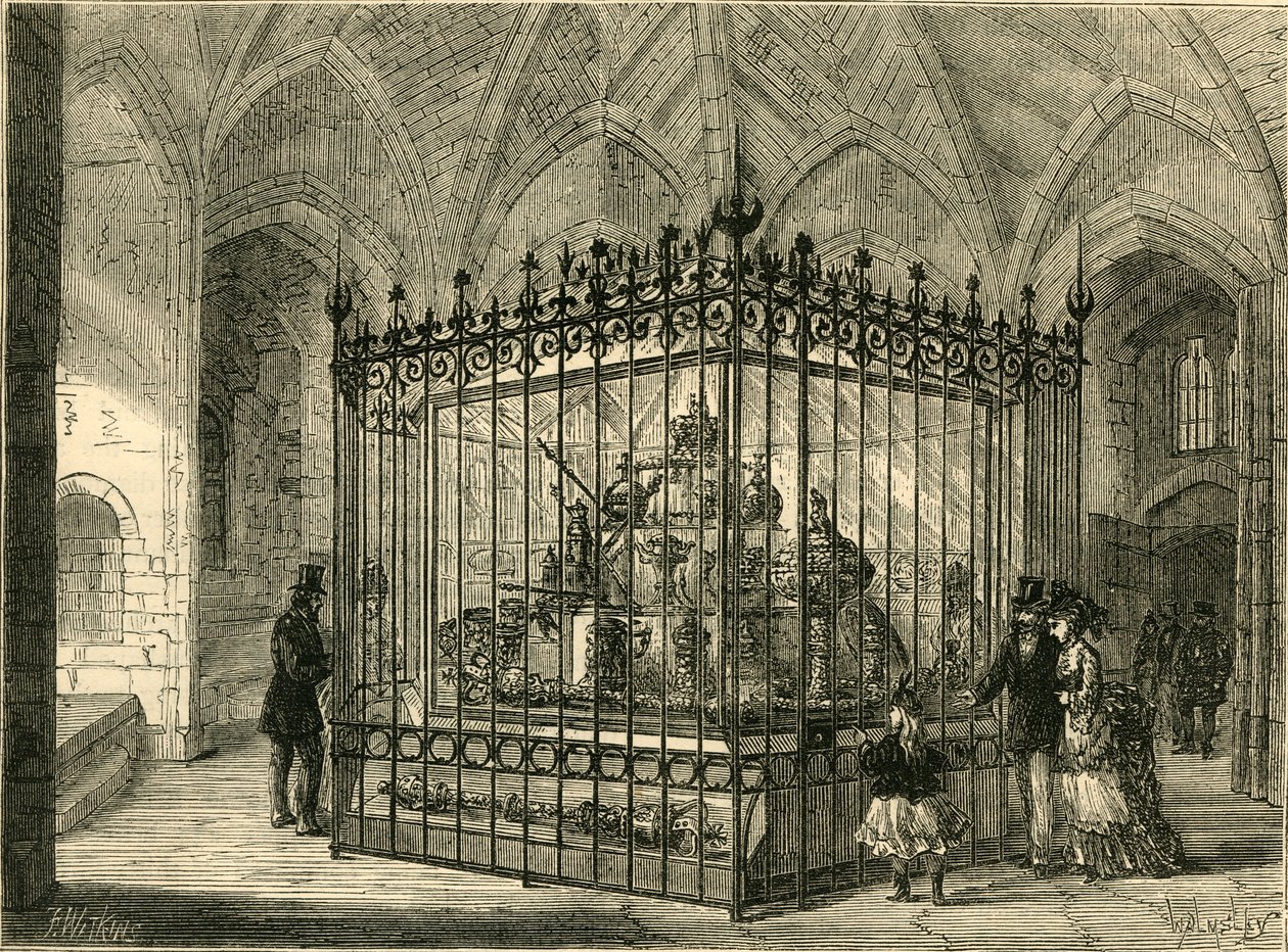 Juvelrummet ved tårnet, c1872. af Unbekannt