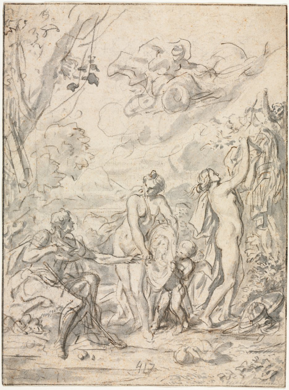 Paris-dommen, ca. 1740-1750. af Unbekannt