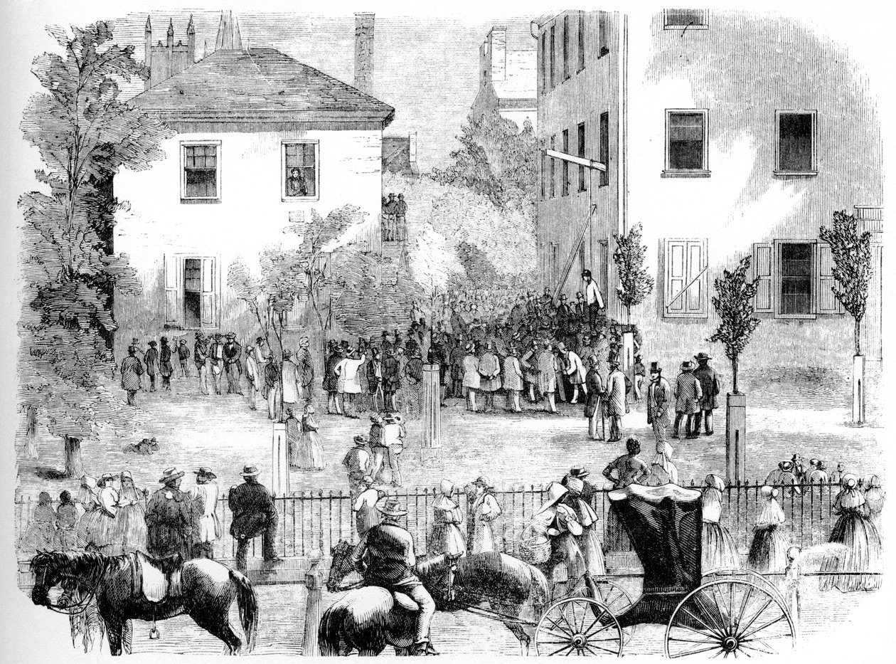 Kentucky Lynching, c1860 af Unbekannt