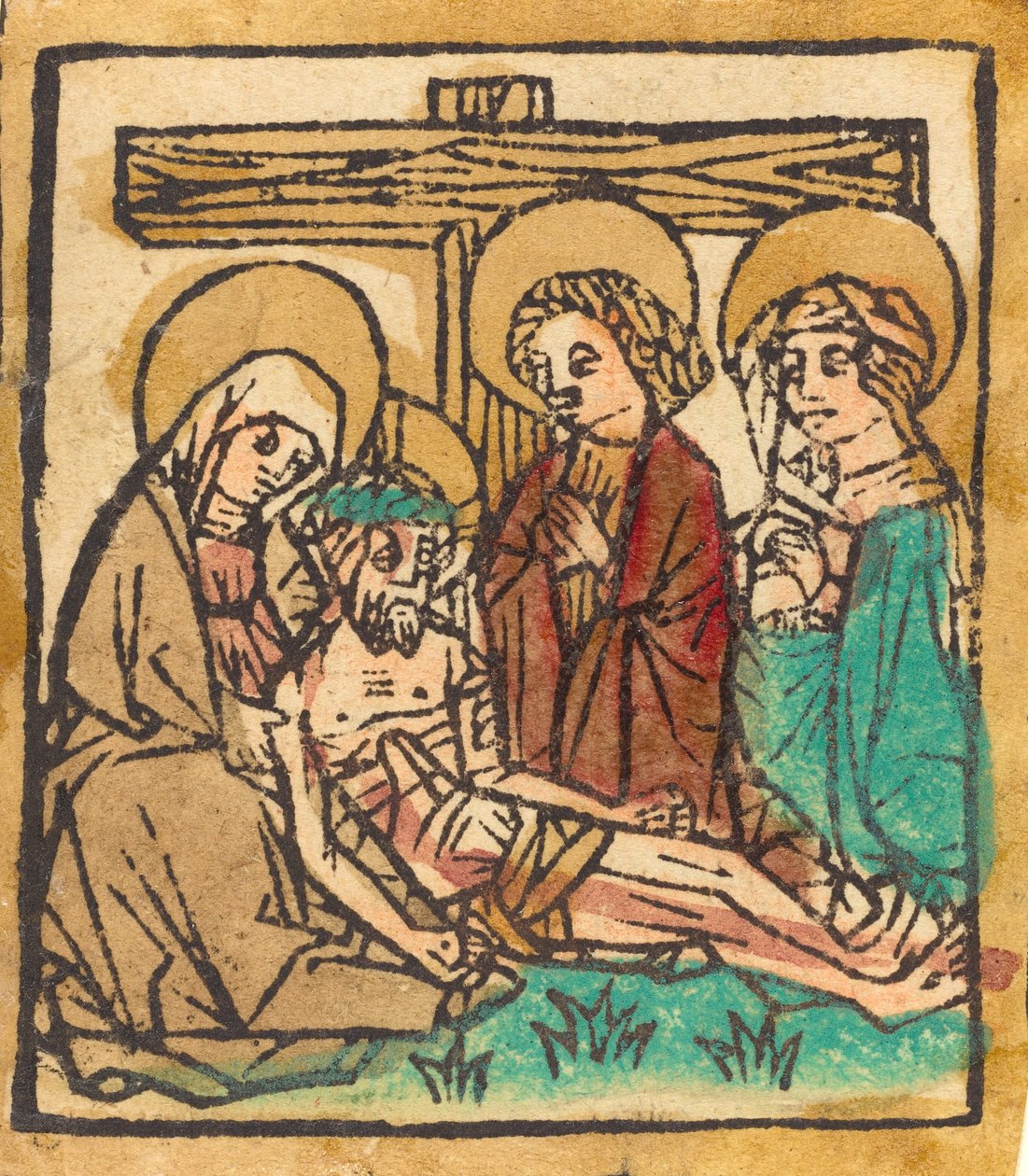 Klagesangen, ca. 1460. af Unbekannt