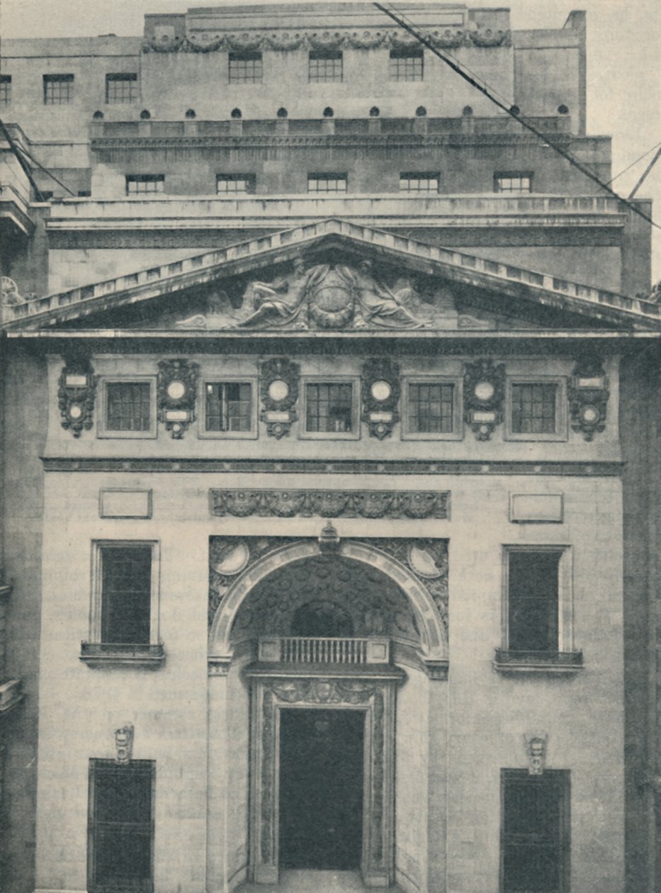 The Leadenhall Street Entrance of Lloyds, 1936 af Unbekannt