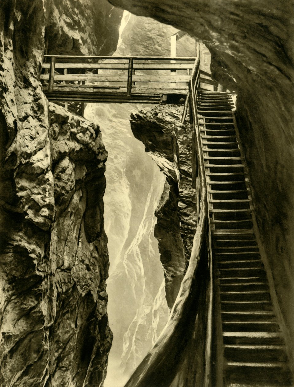 Liechtenstein-kløften, Østrig, c1935. af Unbekannt