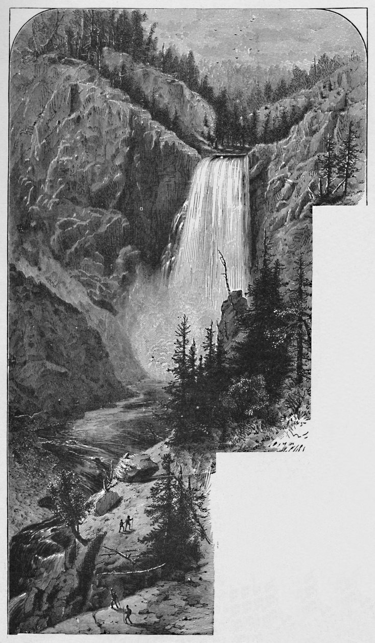 The Lower Falls, 1883 af Unbekannt
