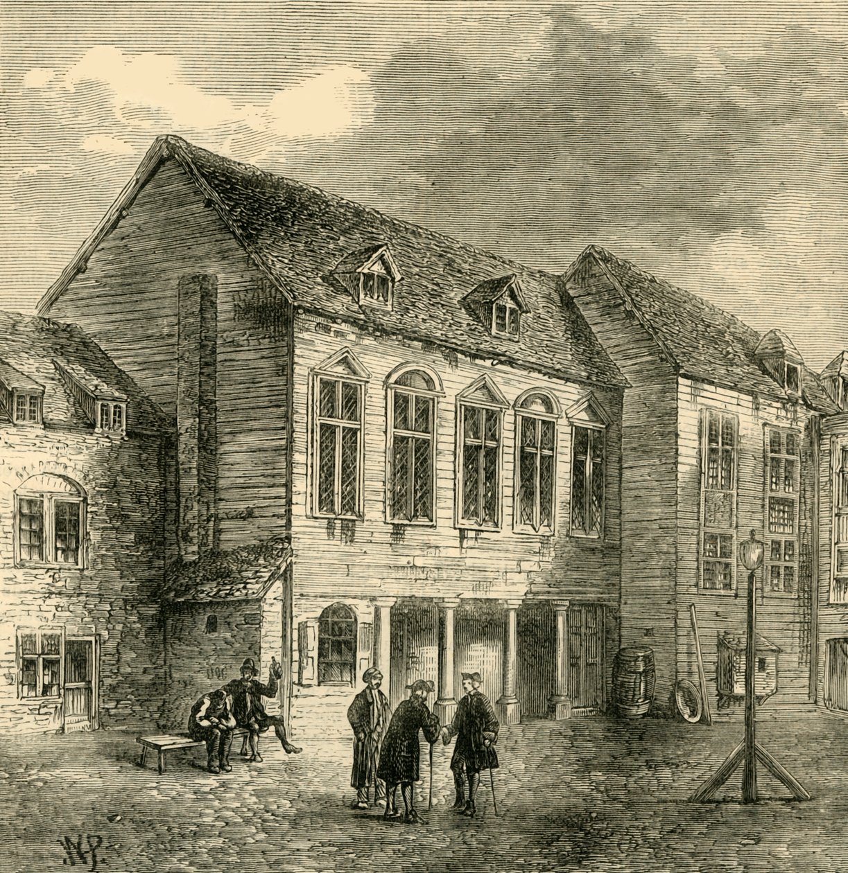 Marshalsea-fængslet, i det attende århundrede, c1878. af Unbekannt