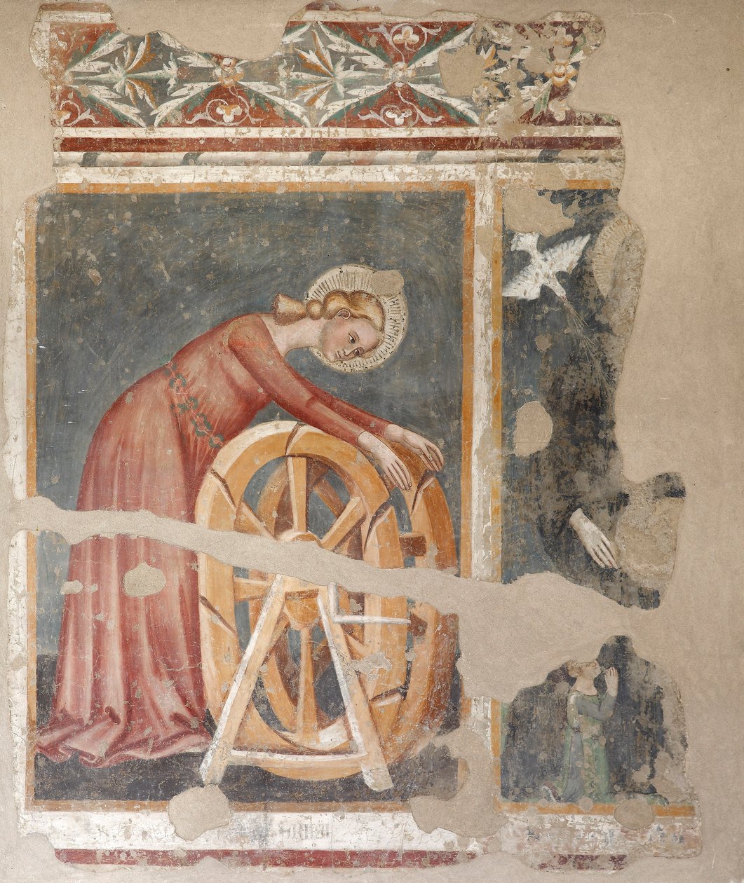 Sankt Katarinas martyrium, 1300-tallet. af Unbekannt
