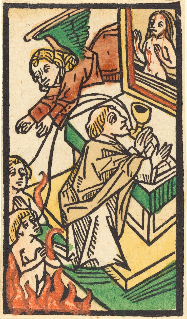 Sankt Gregors messe, 14701480. af Unbekannt