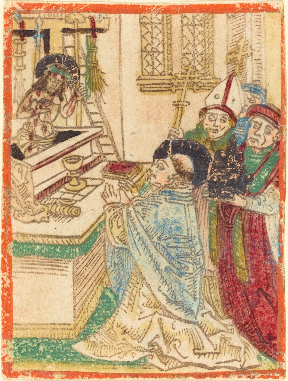 Sankt Gregors messe, 14801490. af Unbekannt