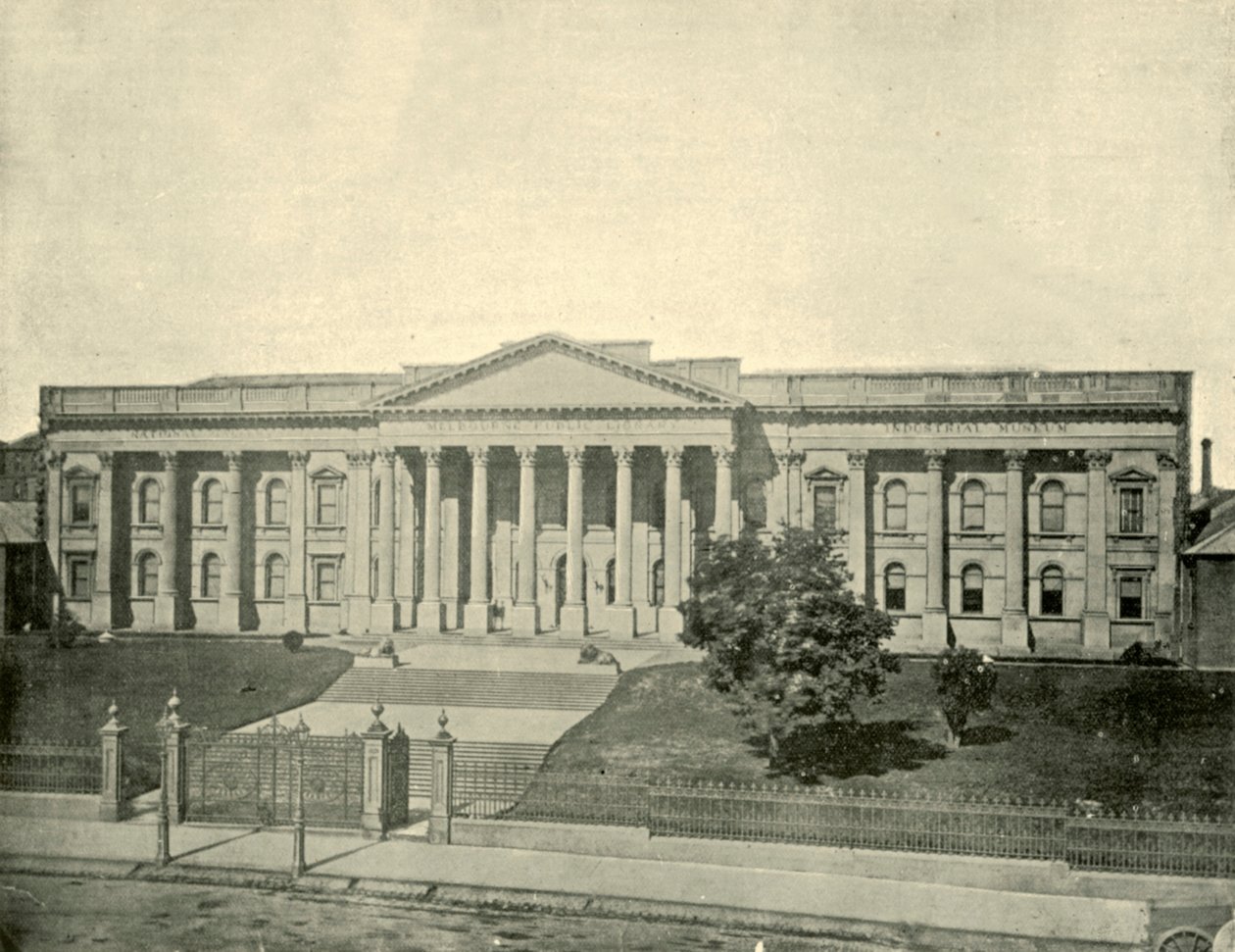 Melbourne Public Library, 1901. af Unbekannt