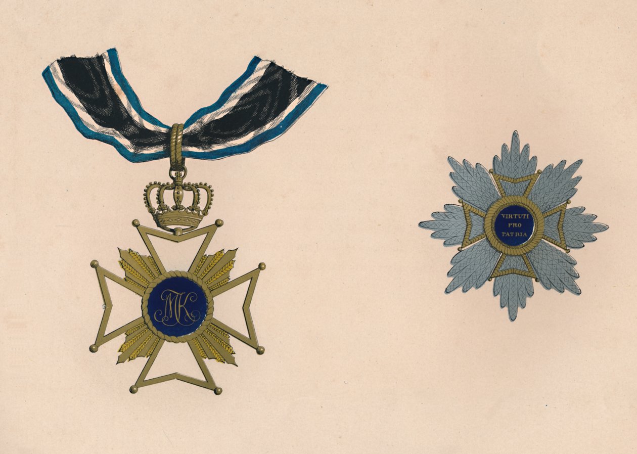 The Military Order of Max Joseph, c1800-tallet af Unbekannt