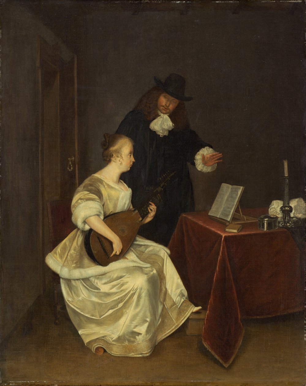 Musiktimen, ca. 1670. af Unbekannt