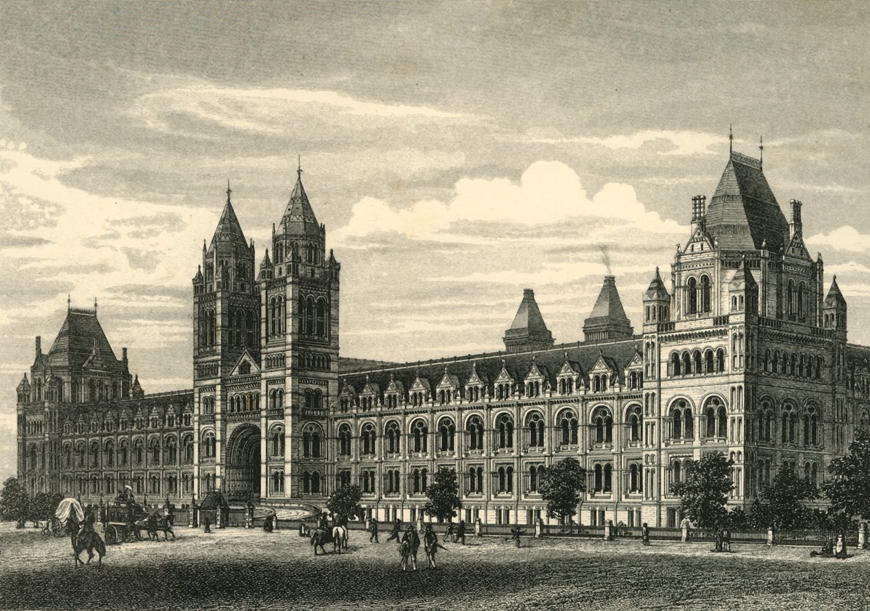 Naturhistorisk museum, South Kensington, c1876. af Unbekannt