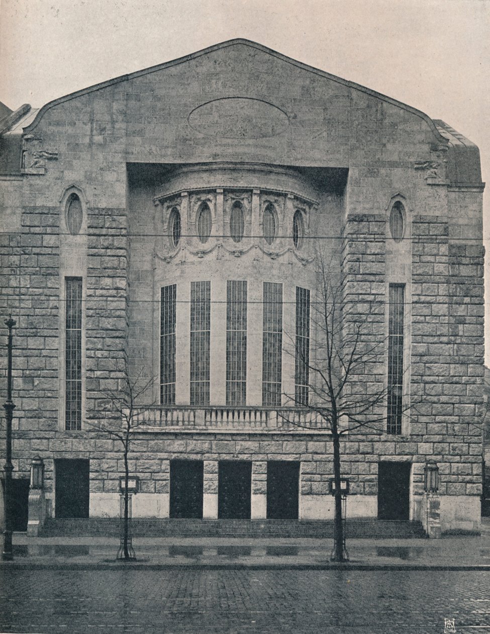 The New Hebbel Theatre, Berlin, c1908 af Unbekannt