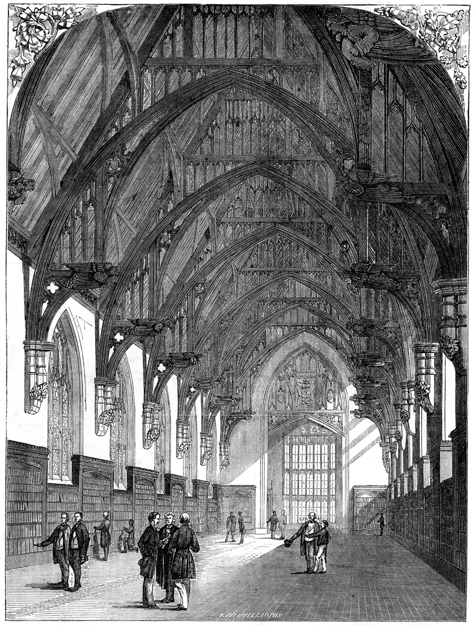 The New Middle Temple Library, 1861 af Unbekannt