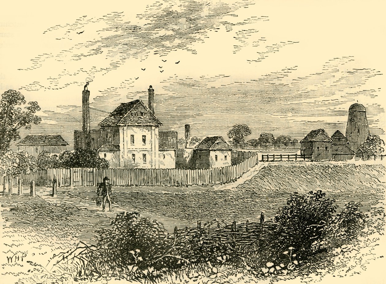 The New River Head, c1872. af Unbekannt