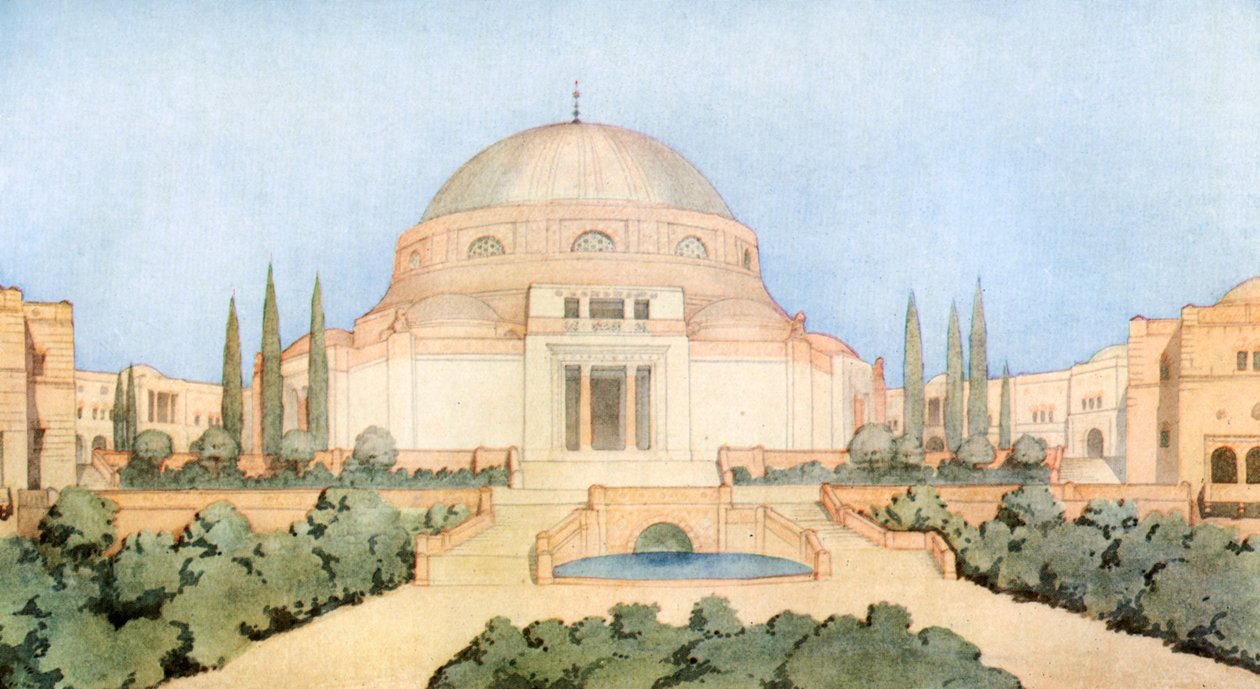 Det nye universitet, Jerusalem, Israel, 1926 af Unbekannt