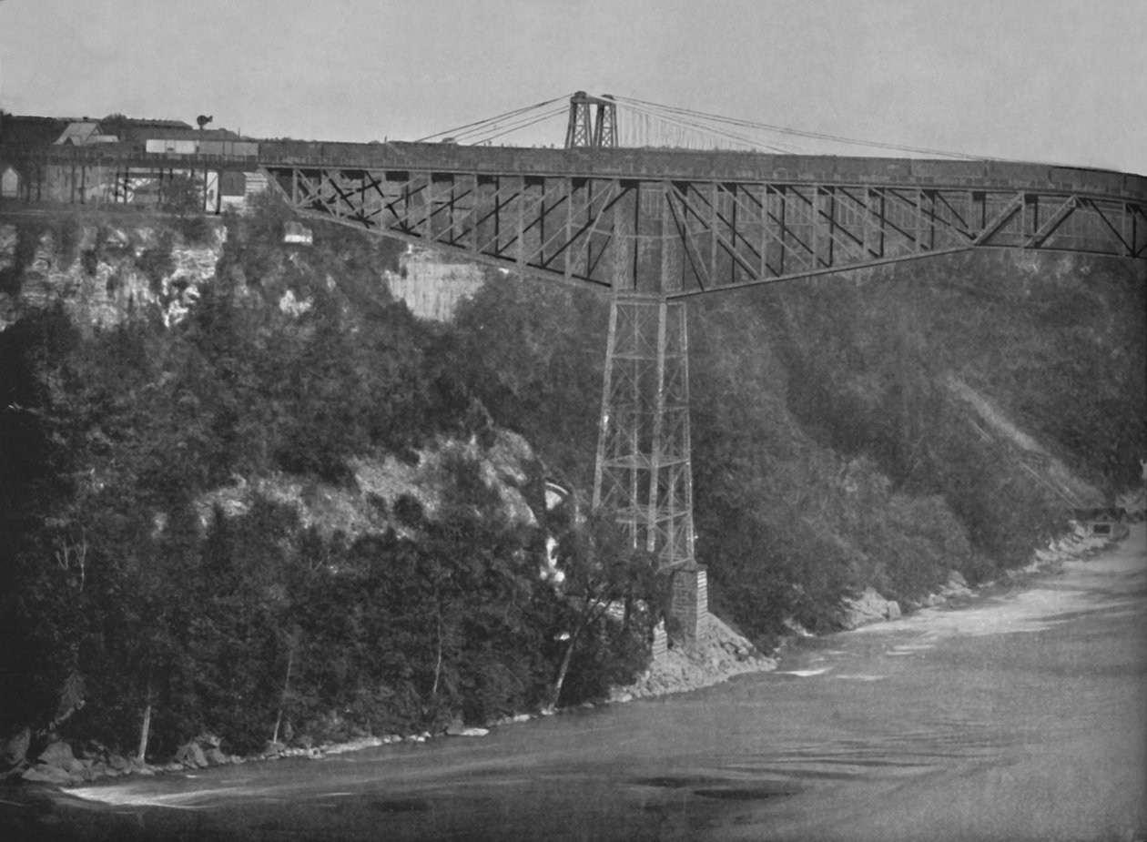 Niagara Cantilever Bridge, 1800-tallet af Unbekannt