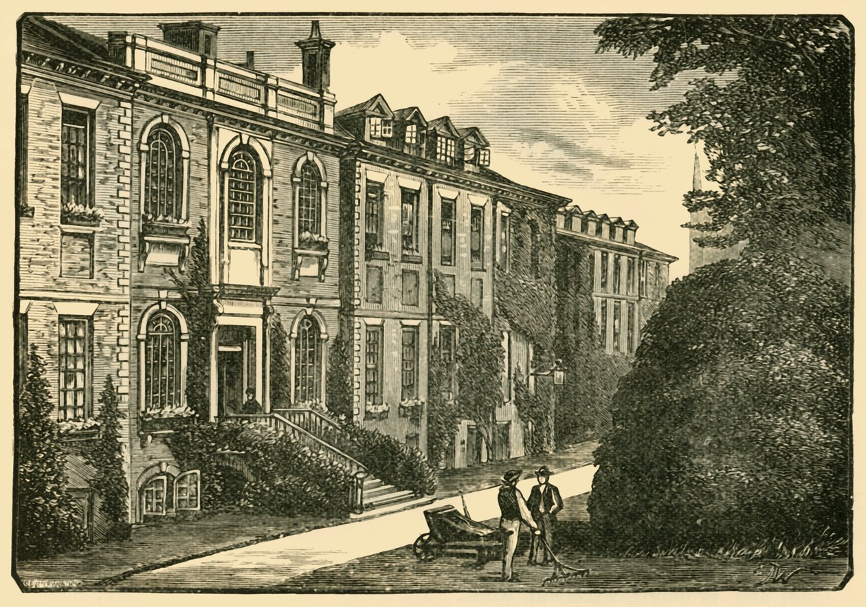 Det gamle hus, fra Mesterhaven, 1898. af Unbekannt